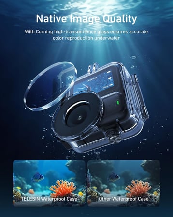 Osmo Nano Uyumlu Su Geçirmez Kılıf (60M), Osmo Nano Waterproof Dive Case