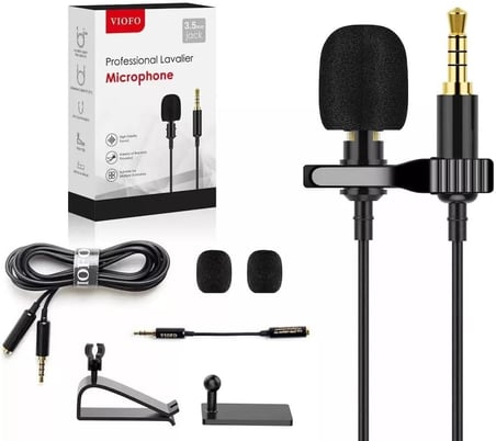 A139 Araç Kamerası Akıllı Telefon ve Kameralarla Uyumlu 3.5mm Mikrofon