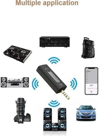 K35-1 Wireless Ergonomik Tak Çalıştır Jak Audio Android Telefon Araç Uyumlu Mikrofon