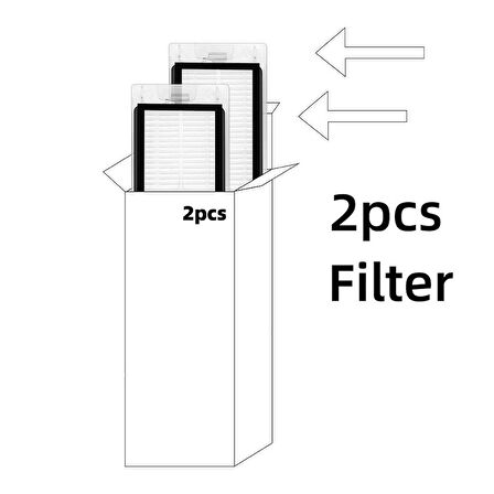 Popüler Xiaomi Uyumlu Styj02Ym Viomi V2 Pro 2'Li Hepa Filtre