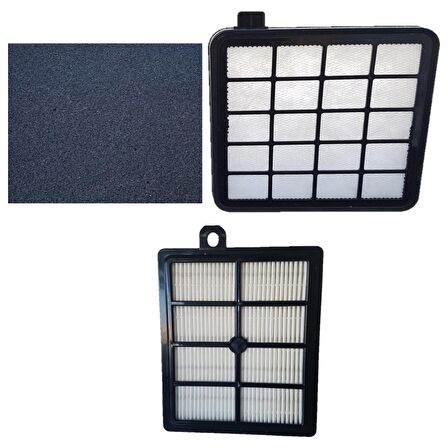 Samsung VC07T357MHR Süpürge Ön Filtre & Sünger + Hepa13 Filtre Seti