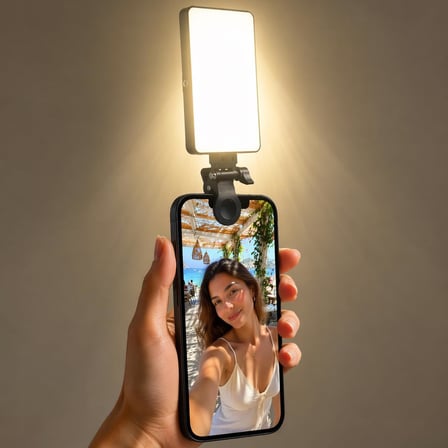Led Aydınlatma Hareketli Masa Işık Tutacağı Youtuber-Twitch Yayıncı Standı, Görüntülü arama, Masaya sabitletleme Hareketli Tutucu Stand | S01 SET