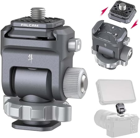 F22 Quick Release Cold Shoe Monitör Montajı