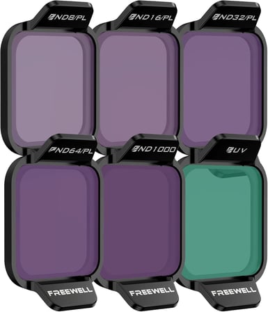 DJI Flip Drone ND8/PL, ND16/PL, ND32/PL, ND64/PL, ND1000, UV Işık Kontrolü ve Parlama Azaltma için Parlak Gün Filtre Kiti