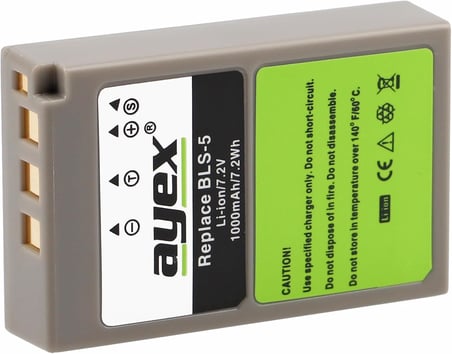 BLS-5 pil, Olympus OM-D EM10 Mark IV Pen E-P5 E-PL9 Pen-F ile uyumlu, PS-BLS5 yerine geçer