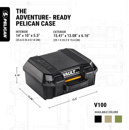 Vault by Pelican - v525 Kamera için Köpüklü Kılıf