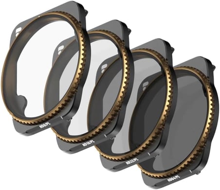 DJI Air 3 Vivid Collection (ND8/PL, ND16/PL, ND32/PL, ND64/PL) - DJI Air 3 için Nötr Yoğunluk Filtresi Seti