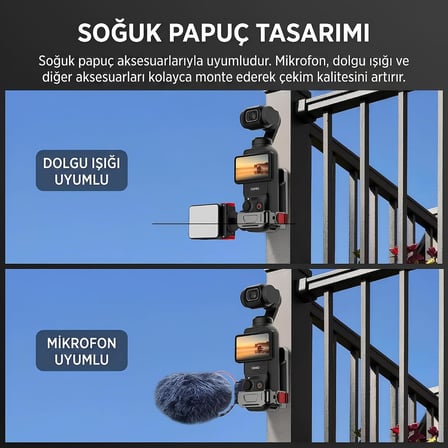 DJI Osmo Pocket 3/4 ile Uyumlu Manyetik Genişletme Çerçevesi EXP