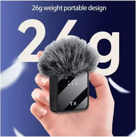 PL-2705 F15 Profesyonel Kablosuz Yaka Mikrofonu Type-c - lighting girişli