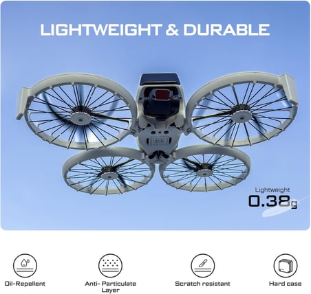 DJI Flip Drone için Standart Gün ND Filtre Kiti - ND8, ND16, ND32, ND64, ND128, Işık Azaltma, Geliştirilmiş Renkler ve Pürüzsüz Hareket için PL Filtreleri
