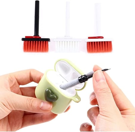 Çok Fonksiyonlu 5 nani 1 Arada Temizleme Kalemi Bilgisayar Ve Bluetooth Kulaklık Temizlik Kiti, , Tek Ebat
