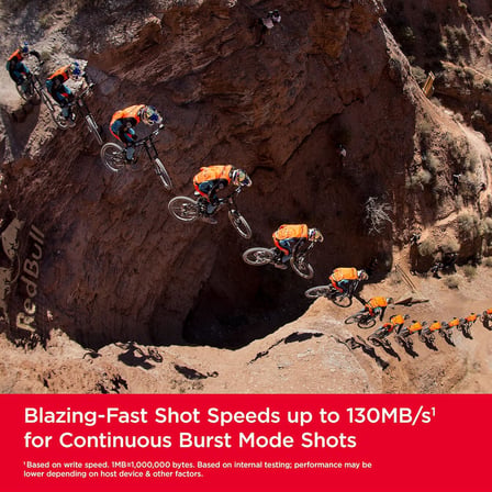 Extreme SDXC UHS-I hafıza kartı 512 GB (V30, 180 MB/s aktarım, U3, 4K UHD videolar, QuickFlow teknolojisi, su geçirmez, darbeye dayanıklı, ısıya dayanıklı)