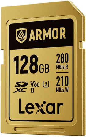 Armor Gold 128GB SDXC hafıza kartı Altın