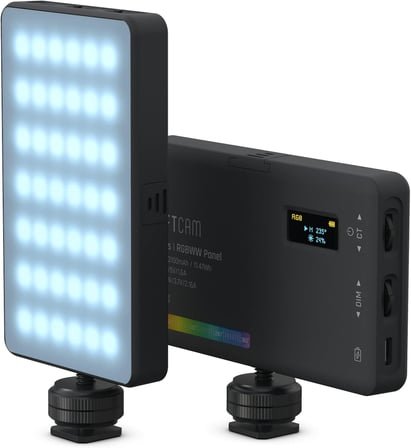 ProLED | RGBWW Paneli | Herhangi Bir Ruh Hali, Her Yerde - Film Yapımı, Videografi ve Yaratıcı Fotoğrafçılık İçin | RGB ve CCT Aydınlatma Modları | ProGrip aksesuarı
