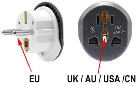 Universal Dişi Türk Erkek Fiş Dönüştürücü Adaptör