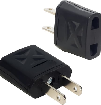 Kyrotech Avrupa Tipi Fiş Amerikan Japon Tipi Fişe Çevirici Adaptör, Ters Çevirici Seyahat Priz Dönüştürücü, Kompakt ve Dayanıklı Adaptör