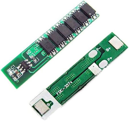 1S 15A 3.7V pil koruma levhası 18650 lityum Li-ion BMS PCM PCB