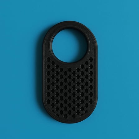 Arı Peteği Desenli Smart Tag 2 Kılıf Sert Dayanıklı SmartTag2 ile Uyumlu Plastik Koruyucu (Kırmızı)