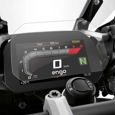 Bmw F 800 Gs İle Uyumlu Motosiklet Ekran Koruyucu 6.5 İnç Tft Dijital Gösterge Paneli İçin 9h Kırılmaz Esnek Nano Cam Koruma