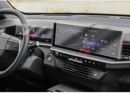 Opel Grandland İle Uyumlu Mat Ekran Koruyucu Multimedya Ve Gösterge