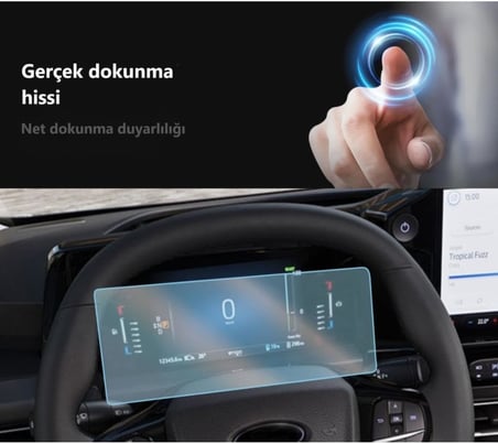 Ford Transit Van Custom 8 İnç İle Uyumlu Ekran Koruyucu Gösterge