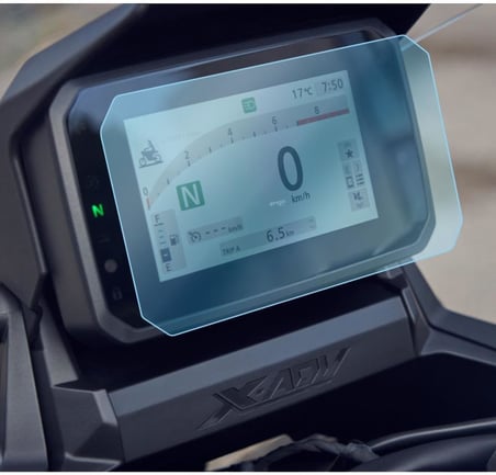 Honda Adv350 İle Uyumlu Motosiklet Ekran Koruyucu 5 İnç Tft Dijital Gösterge Paneli İçin 9h Kırılmaz Esnek Nano Cam Koruma