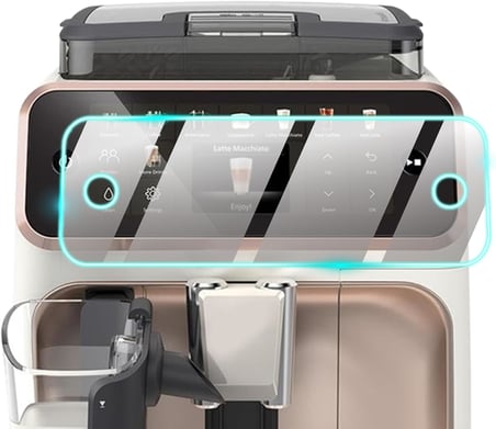ProActive Philips 5500/4400 / 3300/3200 Serisi Espresso Makinesi Ekranı 9H Sertlik Ekran Koruyucu Nano Seramik Film Ultra Duyarlı Yüksek Netlik 5500 Serisi için