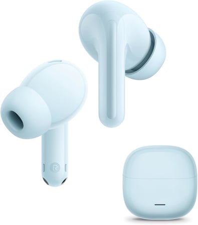 Redmi Buds 8 Lite Blue Kablosuz Bluetooth Kulaklık, 42dB Aktif Gürültü Engelleme, Yapay Zeka Gürültü Azaltma, 36 Saat Pil Ömrü, Mavi