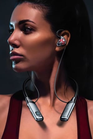 AZ-BN02 Boyun Askılı Bluetooth Kulaklık (400mah, 60 saat bekleme) (AZ-BN02)