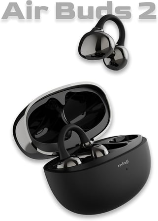 Air Buds 2 Kablosuz 5.4 IOS Android Windows PC ve Tüm Telefonlar ile Uyumlu Bluetooth Kulaklık - Siyah