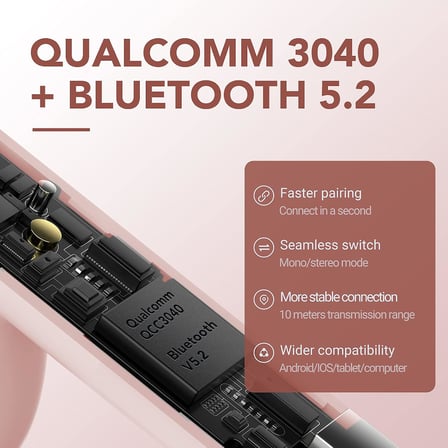 MORIPODS T33-P TWS BLUETOOTH KULAKİÇİ KULAKLIK PEMBE