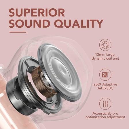 MORIPODS T33-P TWS BLUETOOTH KULAKİÇİ KULAKLIK PEMBE