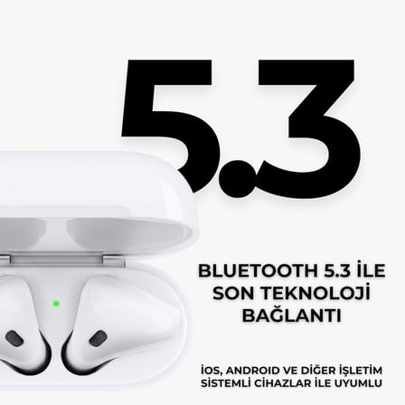 AP07 SmartPods TWS Kablosuz Bluetooth Kulaklık Beyaz