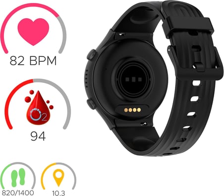 Watch 5S Çocuk Akıllı Saat - Görüntülü Arama, GPS, SOS, Sağlık Takibi, Nabız Ölçer, Spo2Ölçer, Güvenli Alan, Adımsayar, Gorilla Glass Dokunmatik Ekran, Güvenli Liste, IP67 Suya Dayanıklı (Siyah)