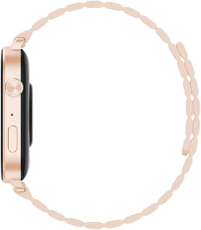 Hiwatch Talk 2 Amoled Ekran Android ve iOS Uyumlu Manyetik Kayisli Akilli Saat Pembe