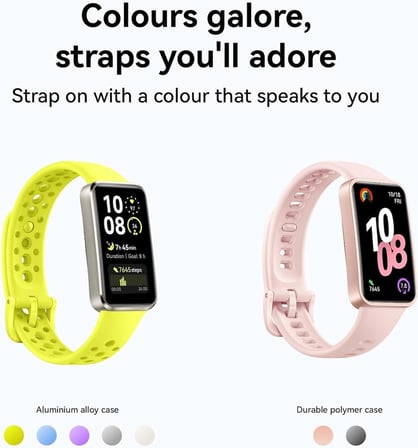 Band 10 Akıllı Saat – Yapay Zeka Destekli Spor Takibi, Profesyonel Düzeyde Uyku Analizi, Uyku Nefes Farkındalığı, 14 Güne Kadar Pil Ömrü, iOS ve Android Uyumlu, Siyah