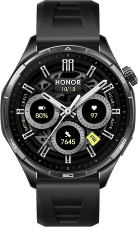 Watch 6 Smartwatch, 35 Günlük Pil, Çift Bantlı GPS, 123 Spor Modu, 3000 Nit AMOLED Ekran, AI Sağlık Taraması - Gölge Siyahı