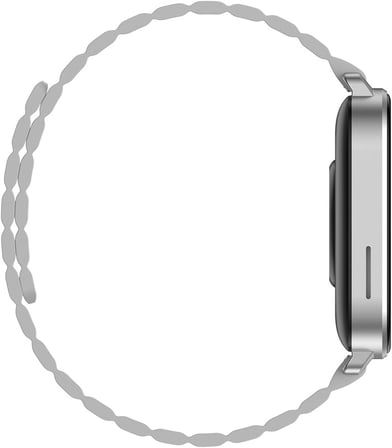 HiWatch Talk 2 AMOLED Ekran Android ve iOS Uyumlu Da Fit Uygulama Destekli Manyetik Kayışlı Akıllı Saat Gümüş Rengi