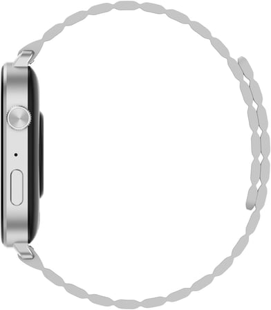 HiWatch Talk 2 AMOLED Ekran Android ve iOS Uyumlu Da Fit Uygulama Destekli Manyetik Kayışlı Akıllı Saat Gümüş Rengi