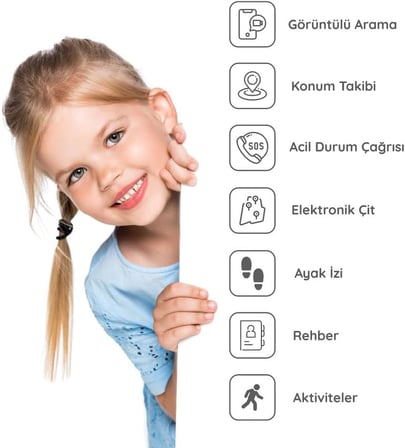 Connect Akıllı Çocuk Saati-Görüntülü Görüşme