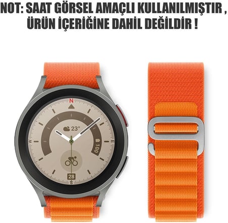 Xiaomi Mi Watch Kordon Alpine Loop Turuncu