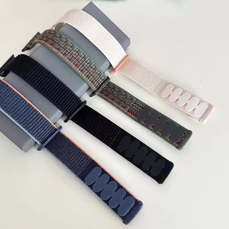 Apple Watch Uyumlu Nylon Loop Kumaş Kordon - 49mm/46mm/45mm/44mm/42mm/41mm/40mm/38mm Uyumlu - Apple Watch SE & Ultra 3/2/1 & Series 11-1