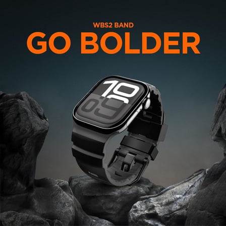 Apple Watch 49/46/45mm Ultra 3/2/1 / Seri 11/10/9/8/7 ile Uyumlu Kordon Kayış Band WBS2 Black - AMP10508