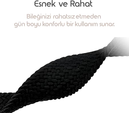 Örgü Loop Kumaş Kordon Xiaomi ile Uyumlu Redmi Watch 5 Active/Redmi Watch 5 Lite/Watch 2/2Pro/S3/S1/S1Pro/S1 Active İçin Manyetik Tokalı Terlemeye Karşı Elastik Kumaş Kayış
