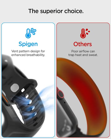 Apple Watch 46mm Seri 11/10 ile Uyumlu Kılıf & Kordon Kayış Liquid Air Pro Matte Black - ACS09317