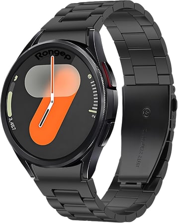 Samsung ile Uyumlu Yeni Nesil Bağlantı Bakla Model 20mm Çelik Kordon Galaxy Watch 7/6/5/4 Serisi için Galaxy Watch 7 Kordon (40mm/44mm) Watch 6/4 Classic (47/43/42mm) Uyumlu