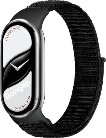 [Sport Loop] Xiaomi Mi Band 10/9/8 ile Uyumlu Kumaş Kordon Yumuşak ve Konforlu Smart Band10 Kordon Dayanıklı Cırt Cırt Tasarım Nefes Alabilen Terletmeyen Mi Band 10 Kordonu