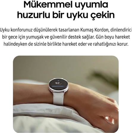 Samsung Galaxy Watch 9 / Watch 8 (40mm/44mm) ve Watch 8 Classic (46mm) Uyumlu Nylon Loop Velcro Kumaş Kordon – Dinamik Lug Sistemi, Ayarlanan Cırt Cırtlı, Ultra Hafif Sport Loop Kayış
