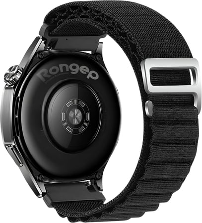 [Travel Loop] Huawei ile Uyumlu 22mm Kordon GT6/GT6 Pro/GT Runner 2/GT5/GT5 Pro/GT4/GT3/GT3 Pro 46mm için Naylon Dokuma GT6 Pro Kordon Konforlu Tasarım GT6 46mm Kordonu