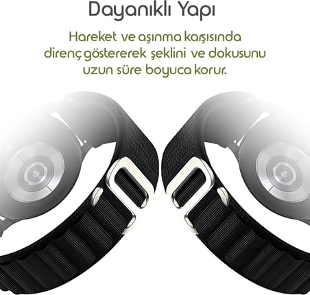 [Travel Loop] Huawei ile Uyumlu 22mm Kordon GT7/GT7 Pro/GT6/6 Pro/Runner 2/GT5/5 Pro/GT4/GT3 46mm için Konforlu Tasarım GT7 Pro Kordonu Terletmeyen Kumaşlı GT7 46mm Kordon